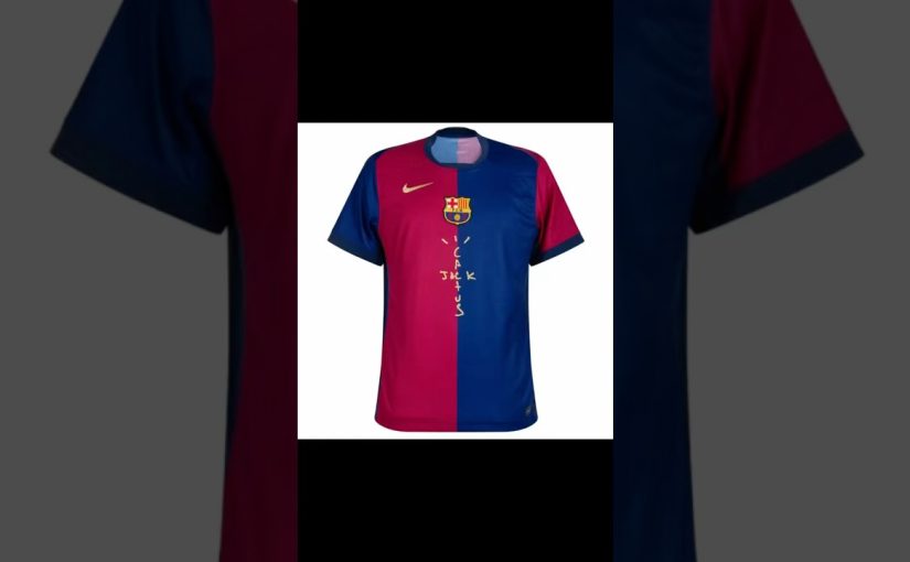 ⚽️ FCB x Travis Scott #Barça #fútbol #TravisScott #Nike #Camiseta #FCB #Spotify #zapatillas