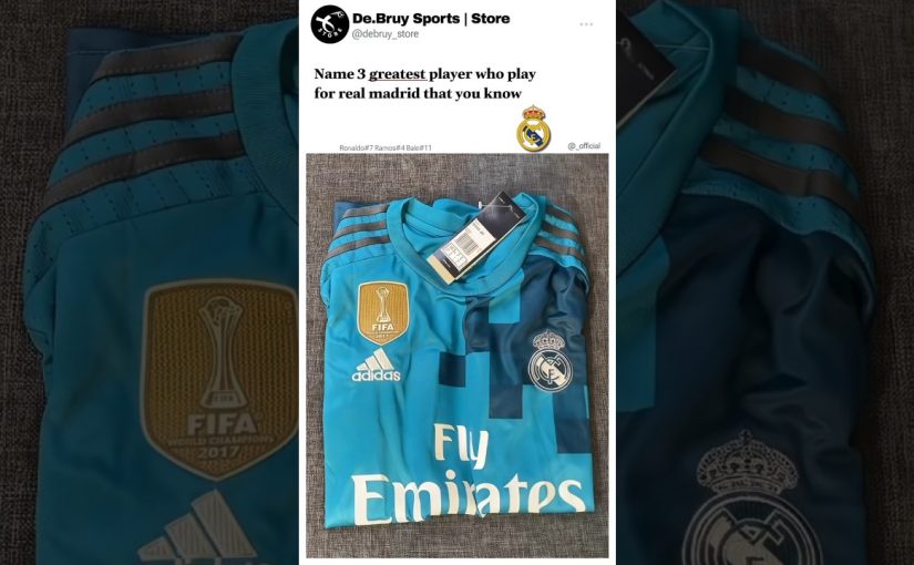 28€ or free of this #football #realmadrid #ronaldo #jersey